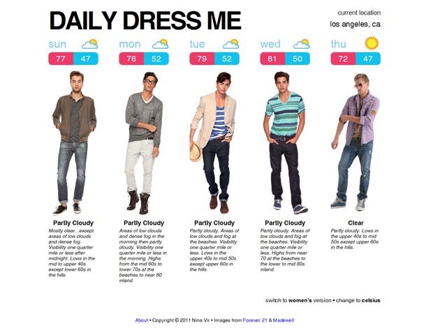 Daily Dress Me – Fashion by Zip Code
