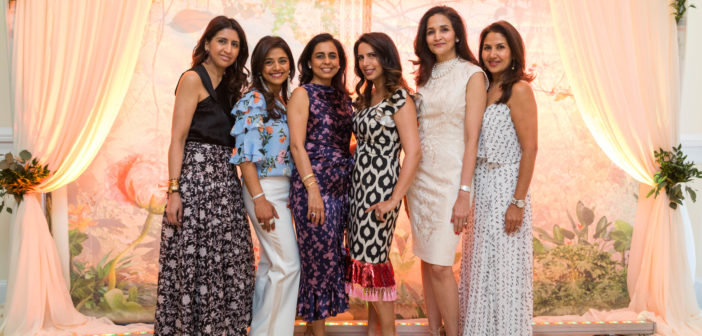 With the Luncheon Committee: Aarti Kamat, Babita Advani, Moneesha Sani, Divya Gugnani, Madhulika Shroff and Milan Devjani