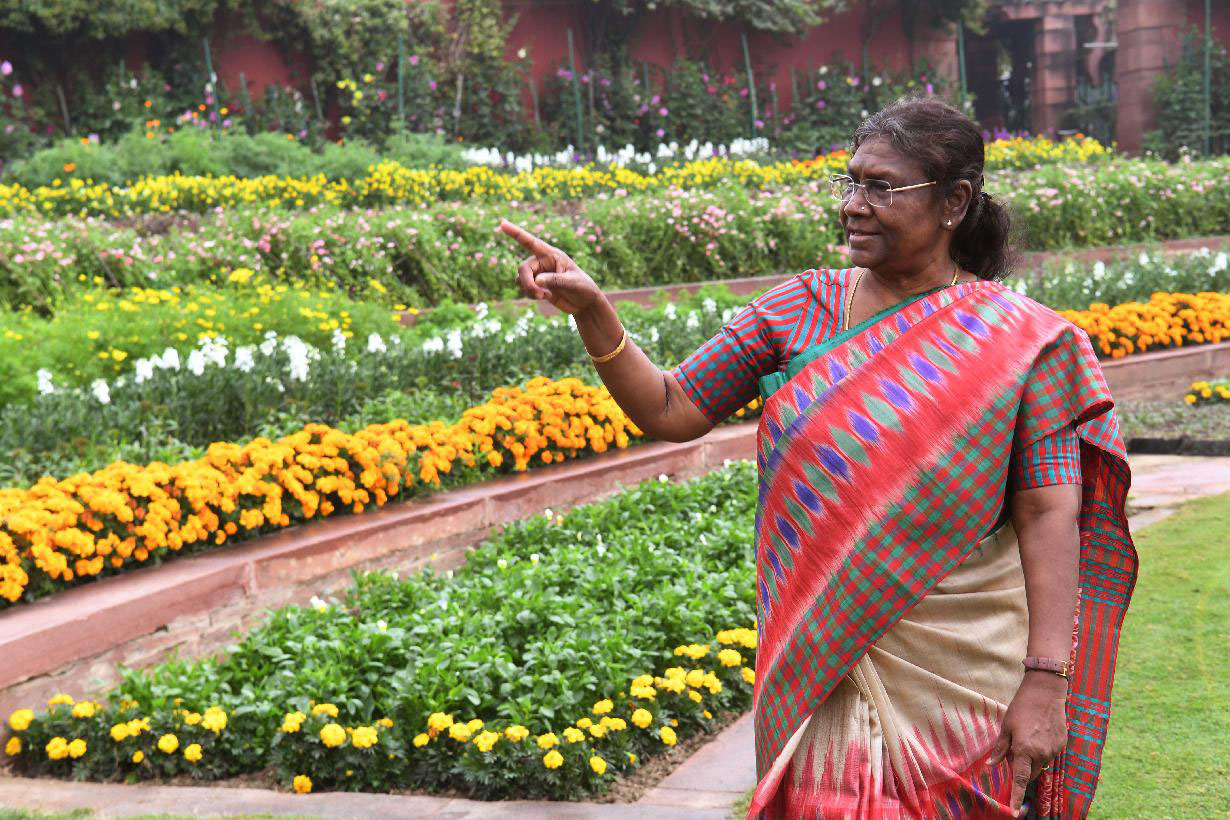 President Droupadi Murmu at Rashtrapati Bhavan