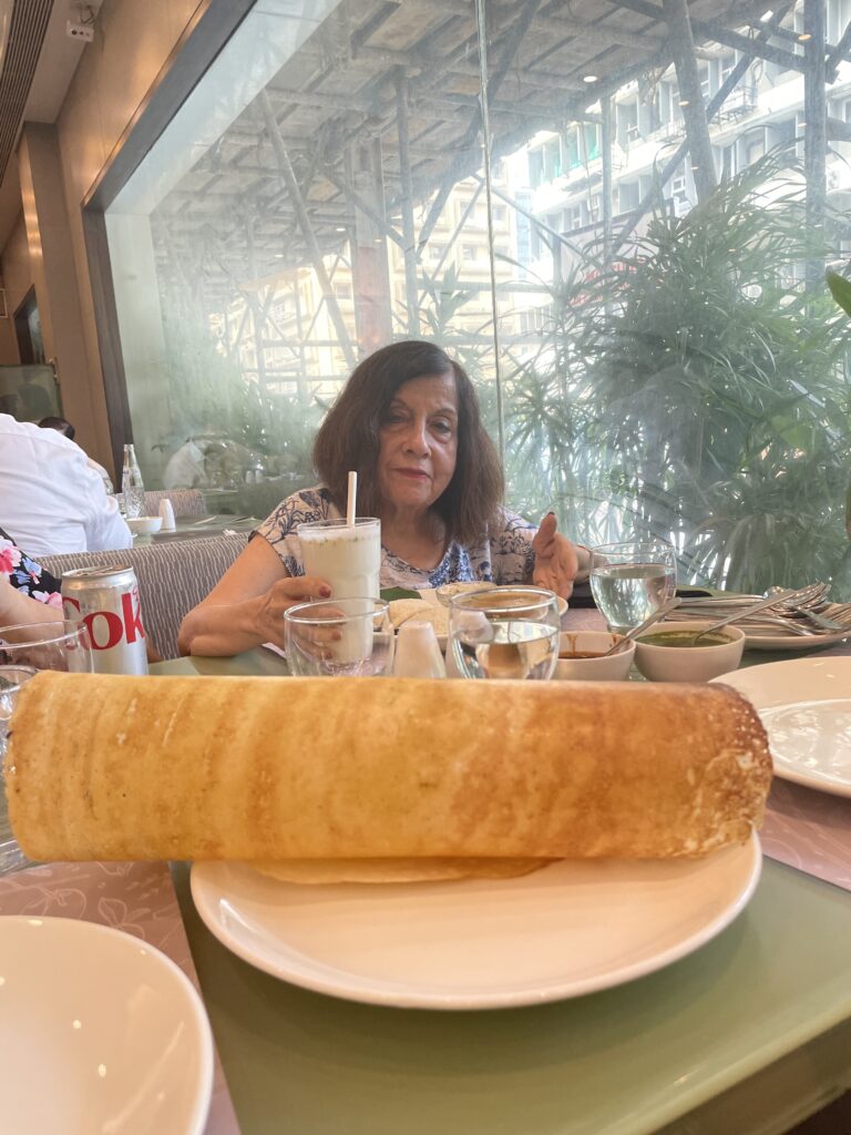 Dosa in Status Restaurant in Mumbai