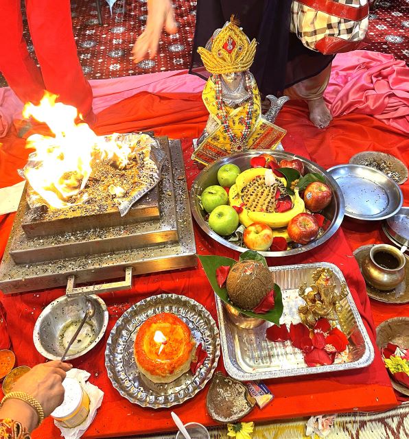 Praying to the Sindhi God Jhoole Lal on New Year's Day